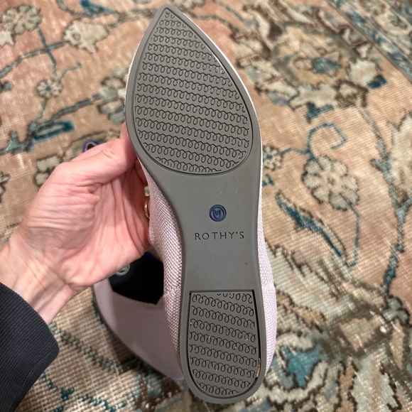 Rothy's Women's Pointed Flats in Lavender - Picture 2 of 5
